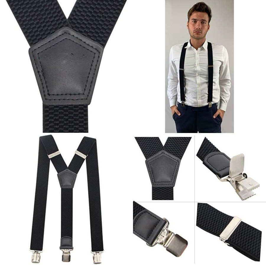 Suspender Clip Formal - Premium Men's Y-Back Suspenders Stretch Perfect