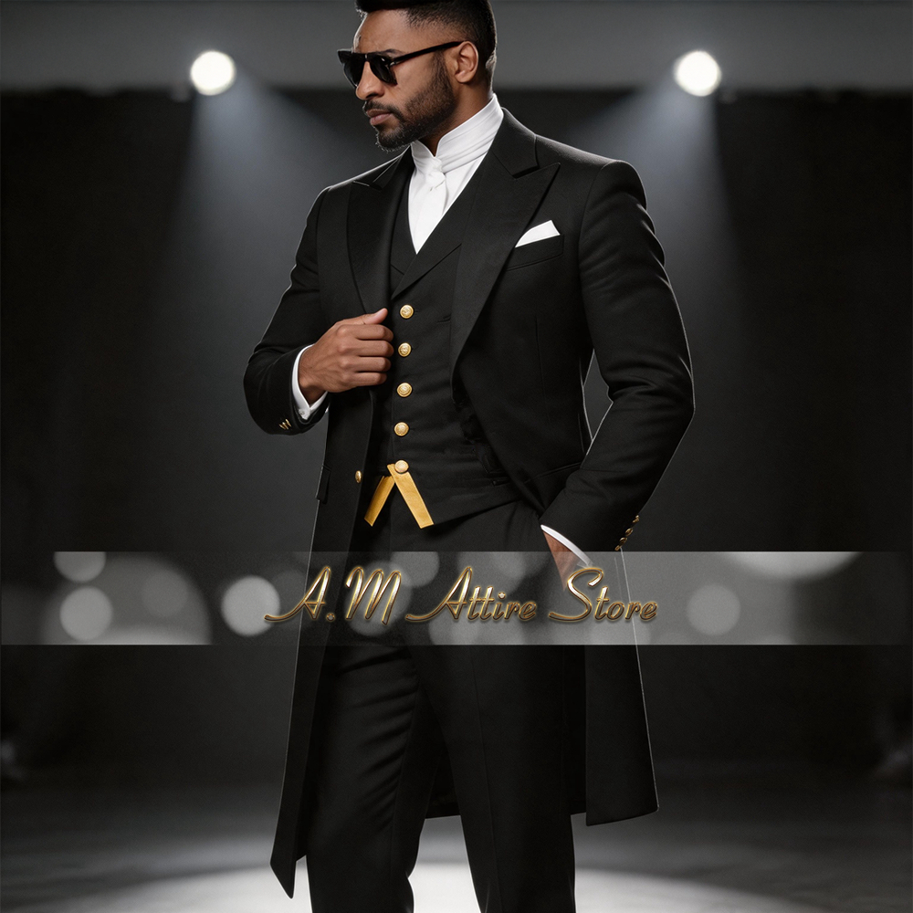 Men Formal Wear Blue - Wedding Suit for Men Blue 3-Piece