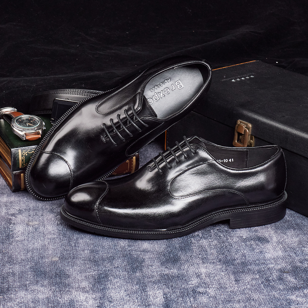 Men'S Used Formal Wear - Men's Genuine Cow Leather Oxford Dress