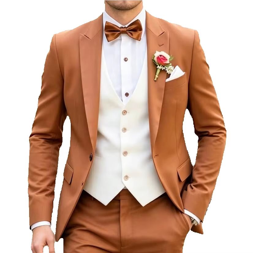 New Classic 3 Piece Men's Suit – Men'S Formal Wear Waistcoat Bewertung und Preis