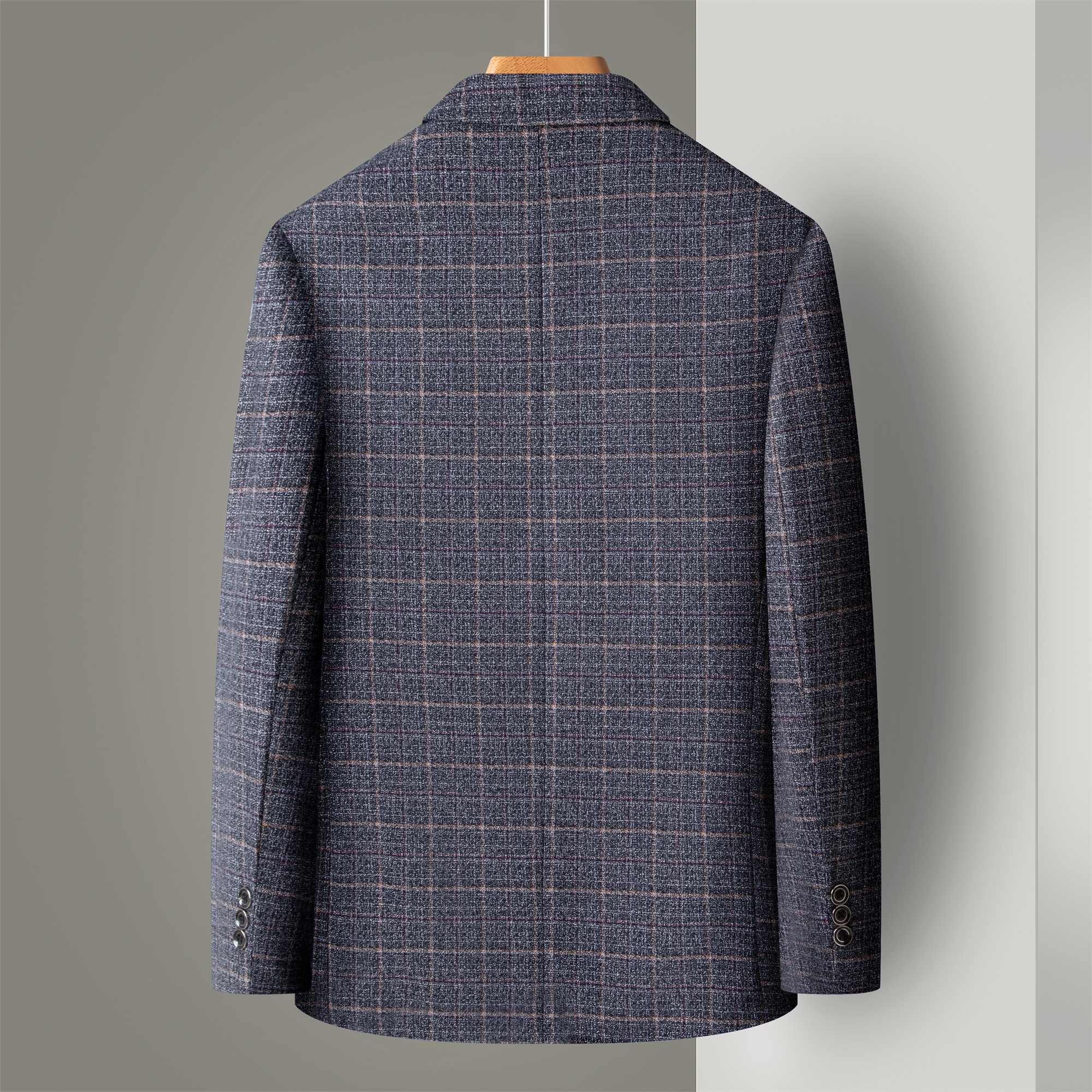 Striped Suit Men's Plaid Suit  – Men Formal Wear Summer Bewertung und Preis