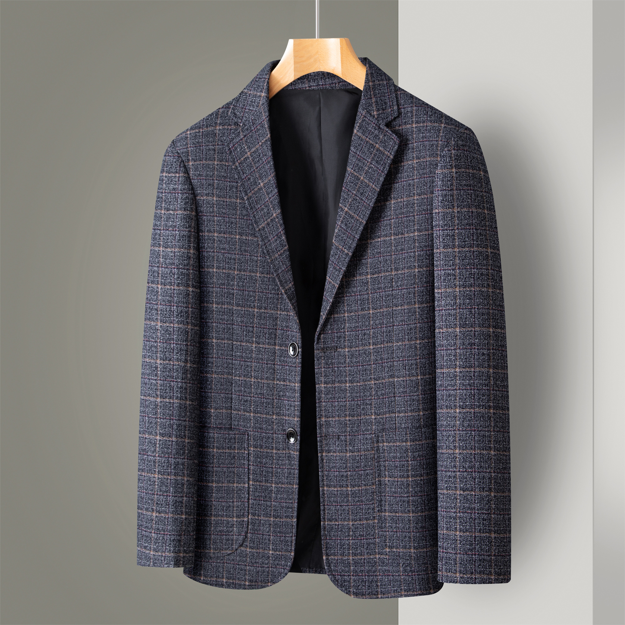 Striped Suit Men's Plaid Suit  – Men Formal Wear Summer Bewertung und Preis