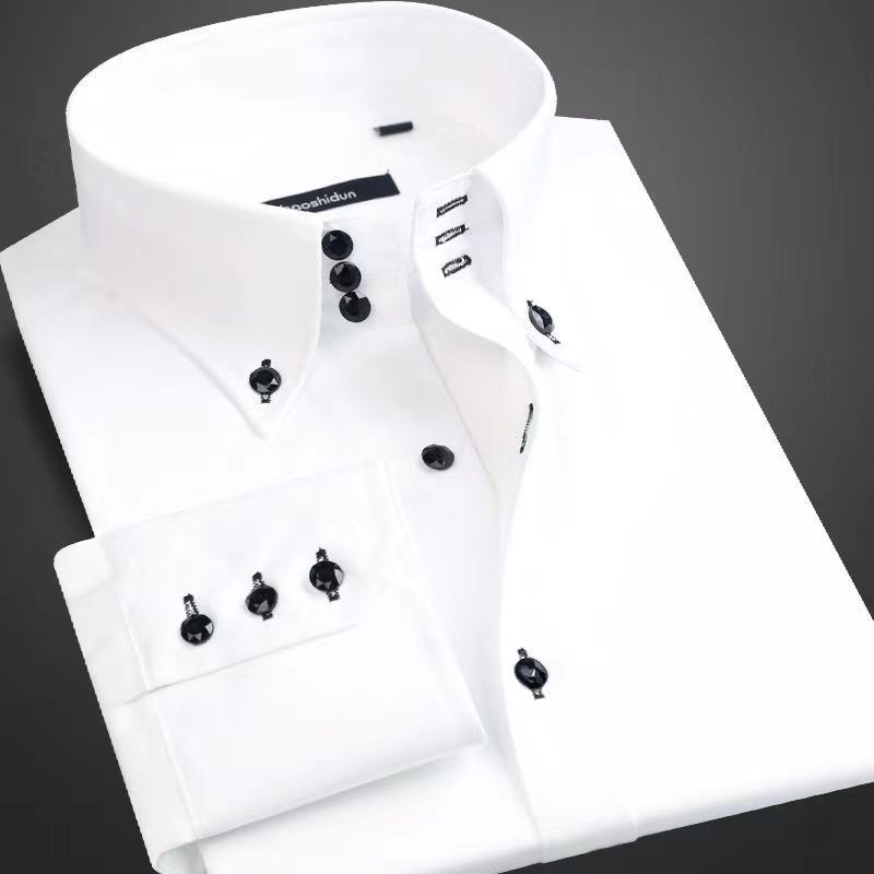 Dress Shirt for Men Button-dow – Korean Men Formal Wear Bewertung und Preis