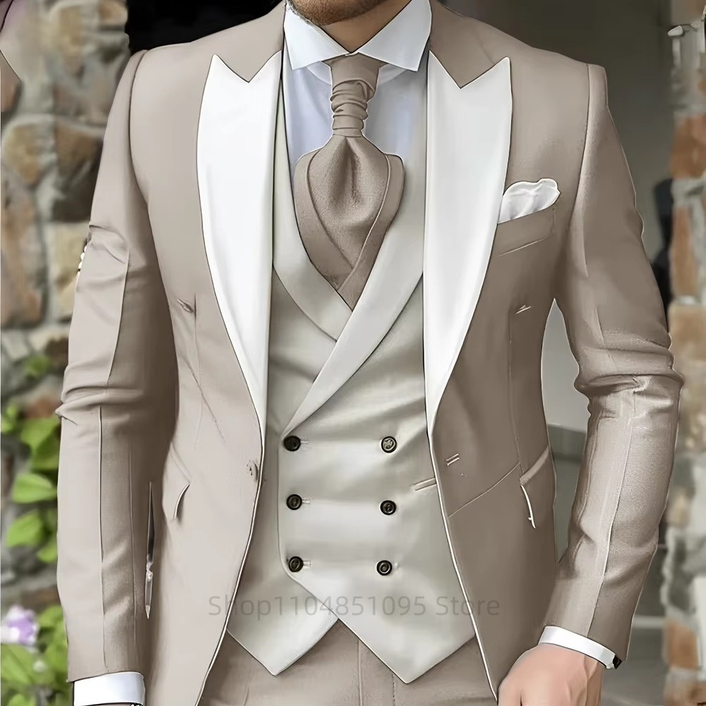 Men's Suits Elegant Pointed Co – Men Formal Wear For Dinner Bewertung und Preis
