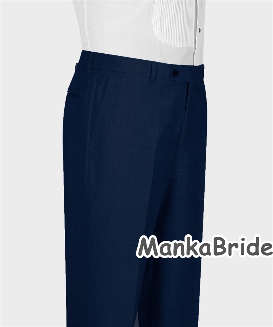 Elegant Navy Blue Classic Wedd – Men Formal Wear Blue Bewertung und Preis