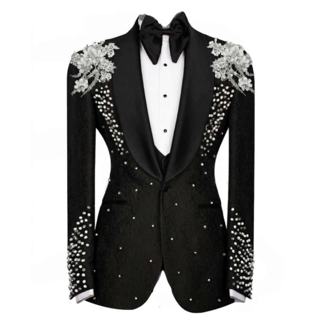 Sparkly Crystals Suit For Men  – Men Formal Wear For Dinner Bewertung und Preis