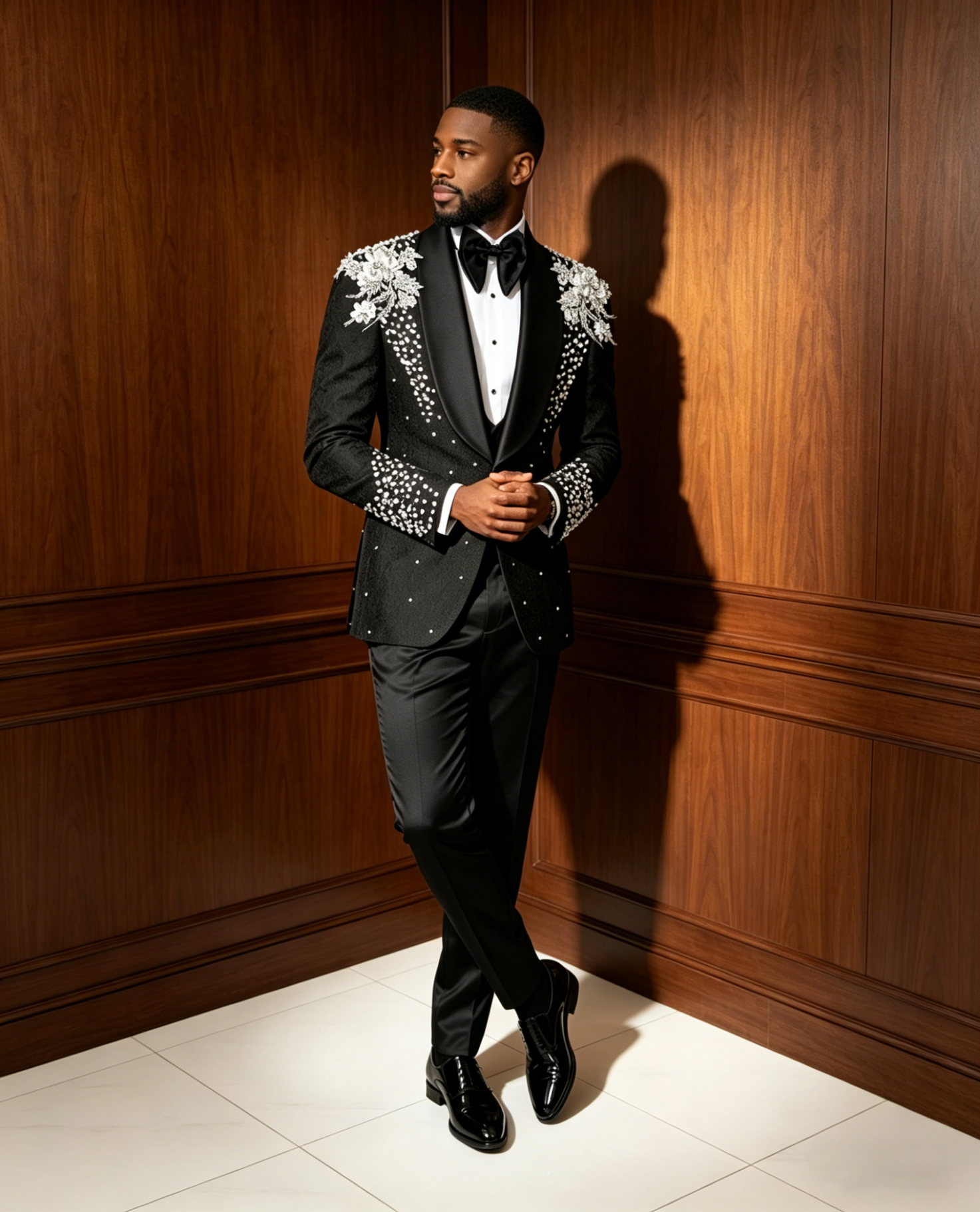 Sparkly Crystals Suit For Men  – Men Formal Wear For Dinner Bewertung und Preis