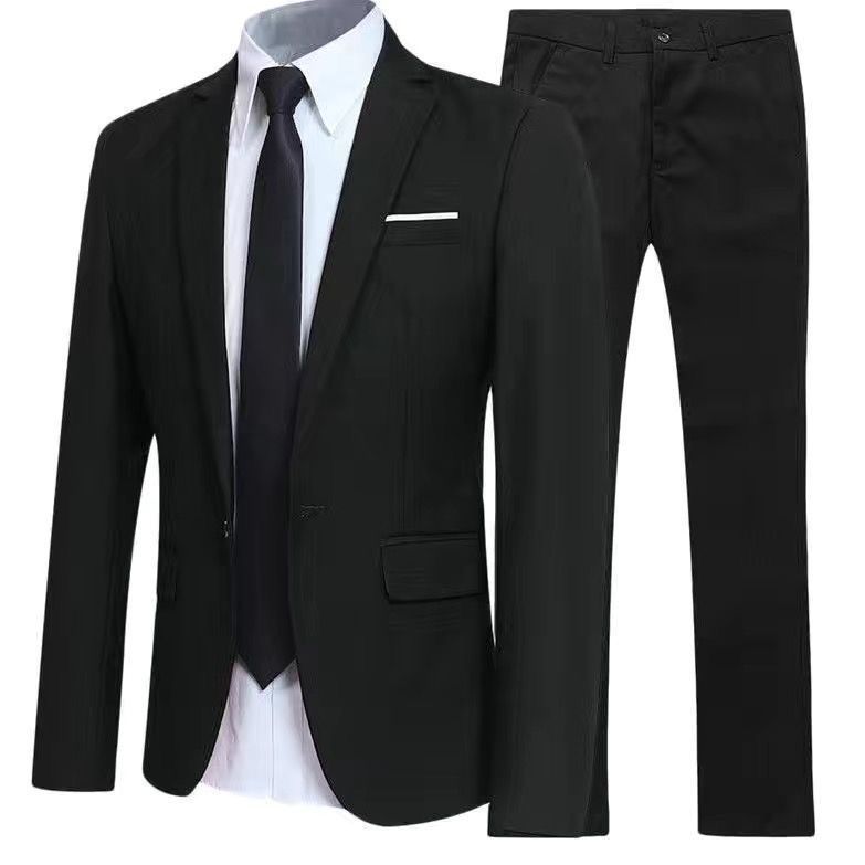 Men's Tee-Piece Suit Slim Fit  – Korean Men Formal Wear Bewertung und Preis