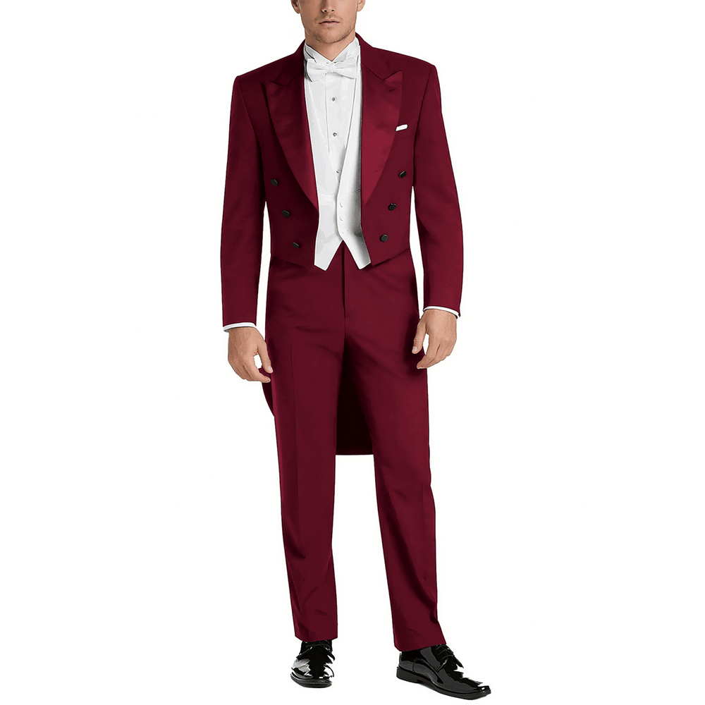 Men's Satin Peak Lapel Suit Se – Men Formal Wear Pants Bewertung und Preis