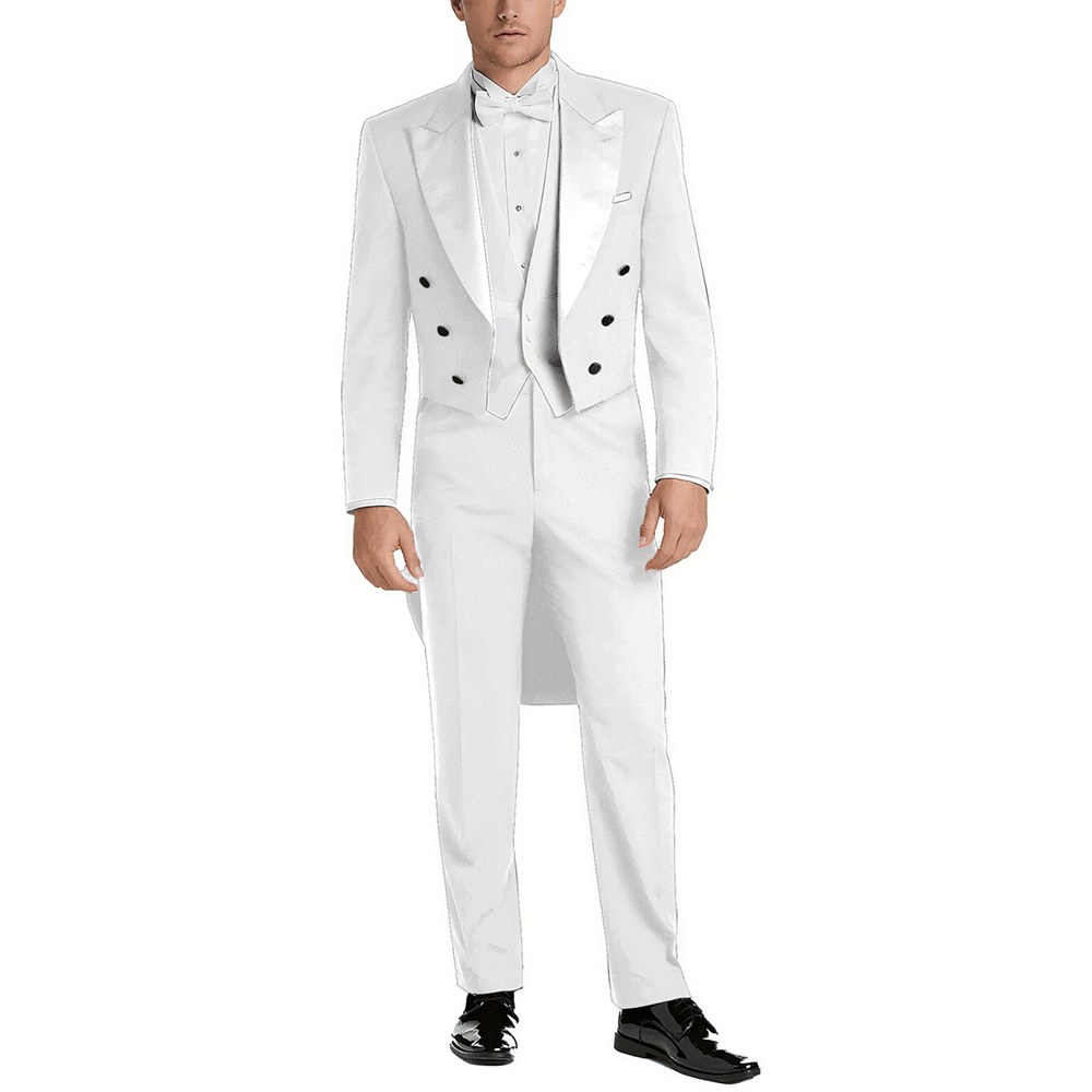 Men's Satin Peak Lapel Suit Se – Men Formal Wear Pants Bewertung und Preis