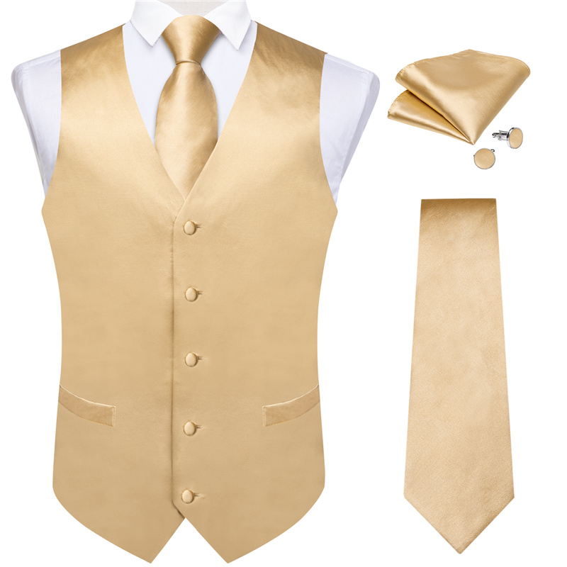 Elegant Solid Color V-neck Wai – Men'S Formal Wear Waistcoat Bewertung und Preis