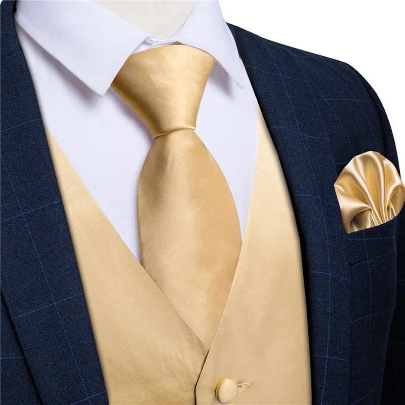 Elegant Solid Color V-neck Wai – Men'S Formal Wear Waistcoat Bewertung und Preis