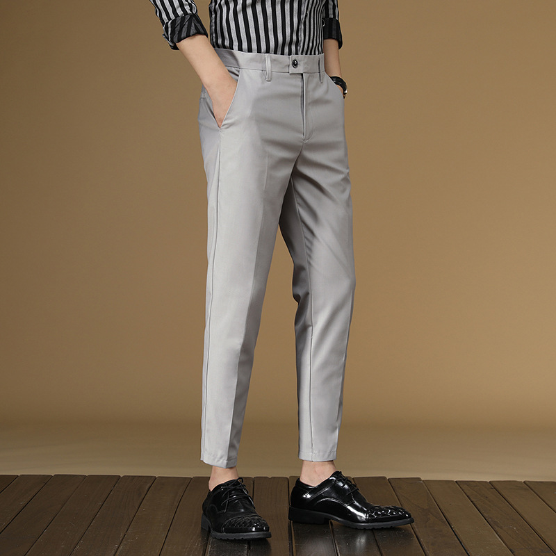 Summer Suit Pants Men Red Blac – Men Formal Wear Summer Bewertung und Preis