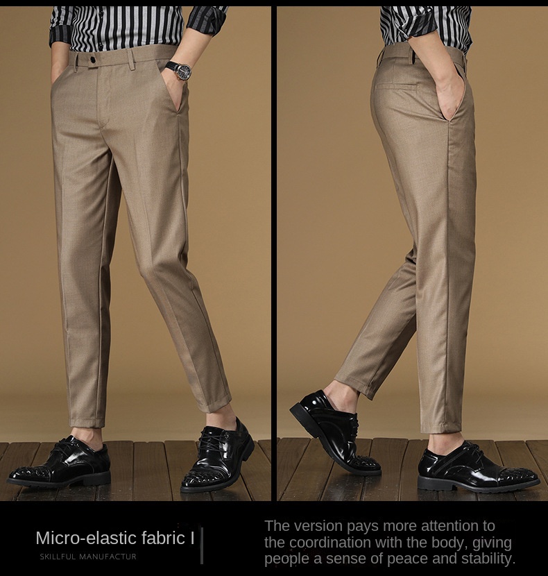 Summer Suit Pants Men Red Blac – Men Formal Wear Summer Bewertung und Preis