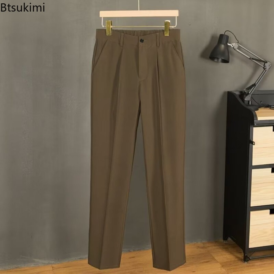 Men's Summer Mid Waist Casual  – Korean Men Formal Wear Bewertung und Preis