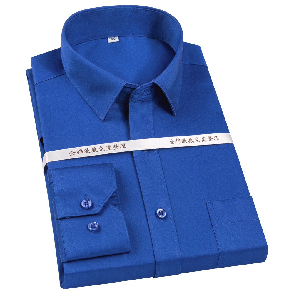 Men's Non-Iron Mercerized Cott – Men Formal Office Wear Shirts Bewertung und Preis