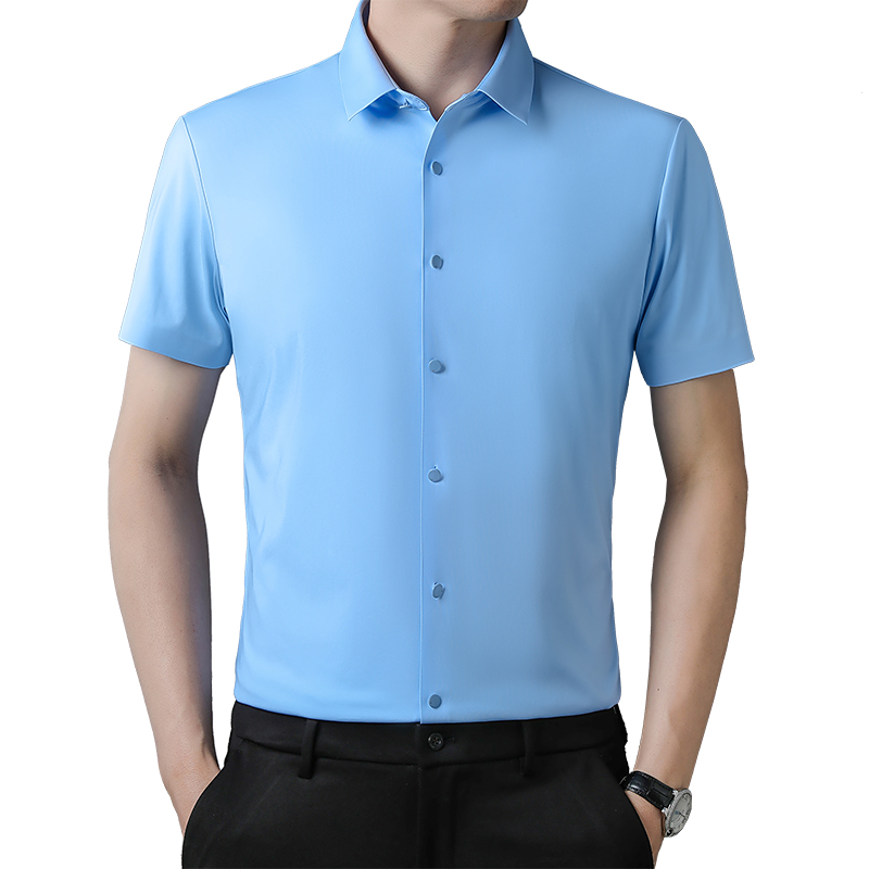 Men's Premium Shirt New Summer – Men Formal Office Wear Shirts Bewertung und Preis