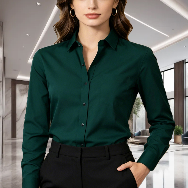 1PC Unisex Solid Color Long Sl – Men Formal Office Wear Shirts Bewertung und Preis