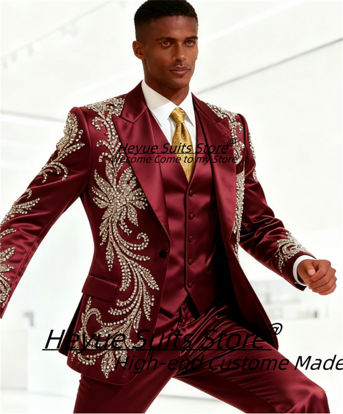 High End Customized Men Suit L – Men'S Used Formal Wear Bewertung und Preis
