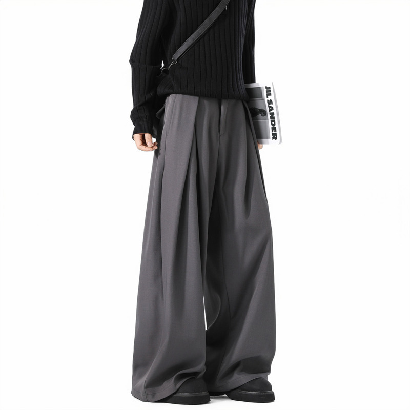 Oversized Suit Pants Men Fashi – Korean Men Formal Wear Bewertung und Preis