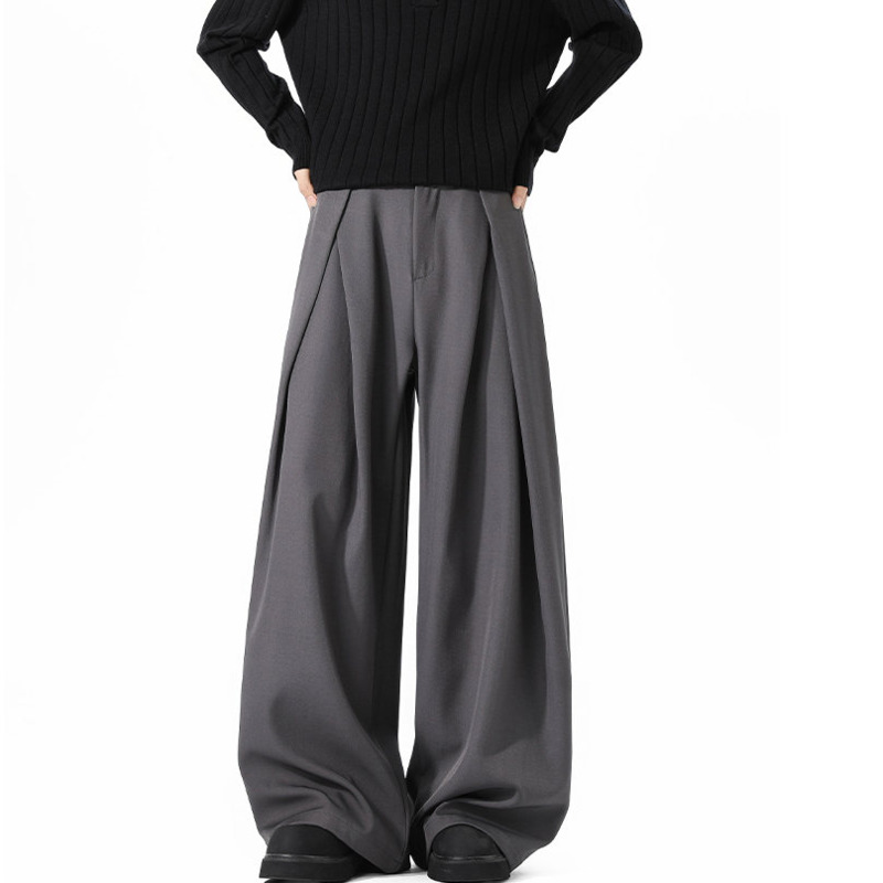 Oversized Suit Pants Men Fashi – Korean Men Formal Wear Bewertung und Preis