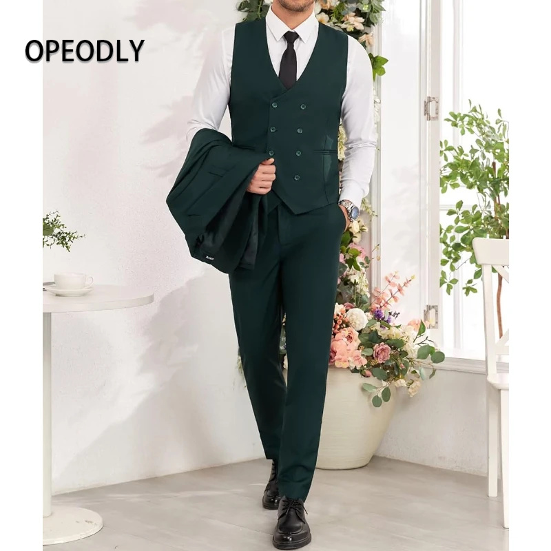 OPEODLY Men 3 Piece Suit Slim  – Men Formal Wear For Dinner Bewertung und Preis