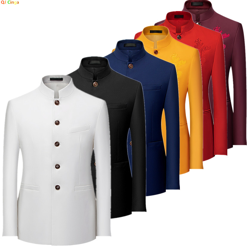 2026 Men's Chinese Style Long  – Korean Men Formal Wear Bewertung und Preis