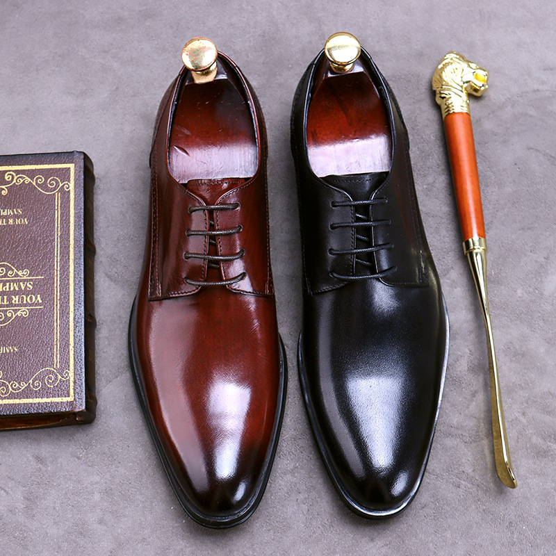 New Brand Genuine Leather Busi – Men Formal Wear Shein Bewertung und Preis