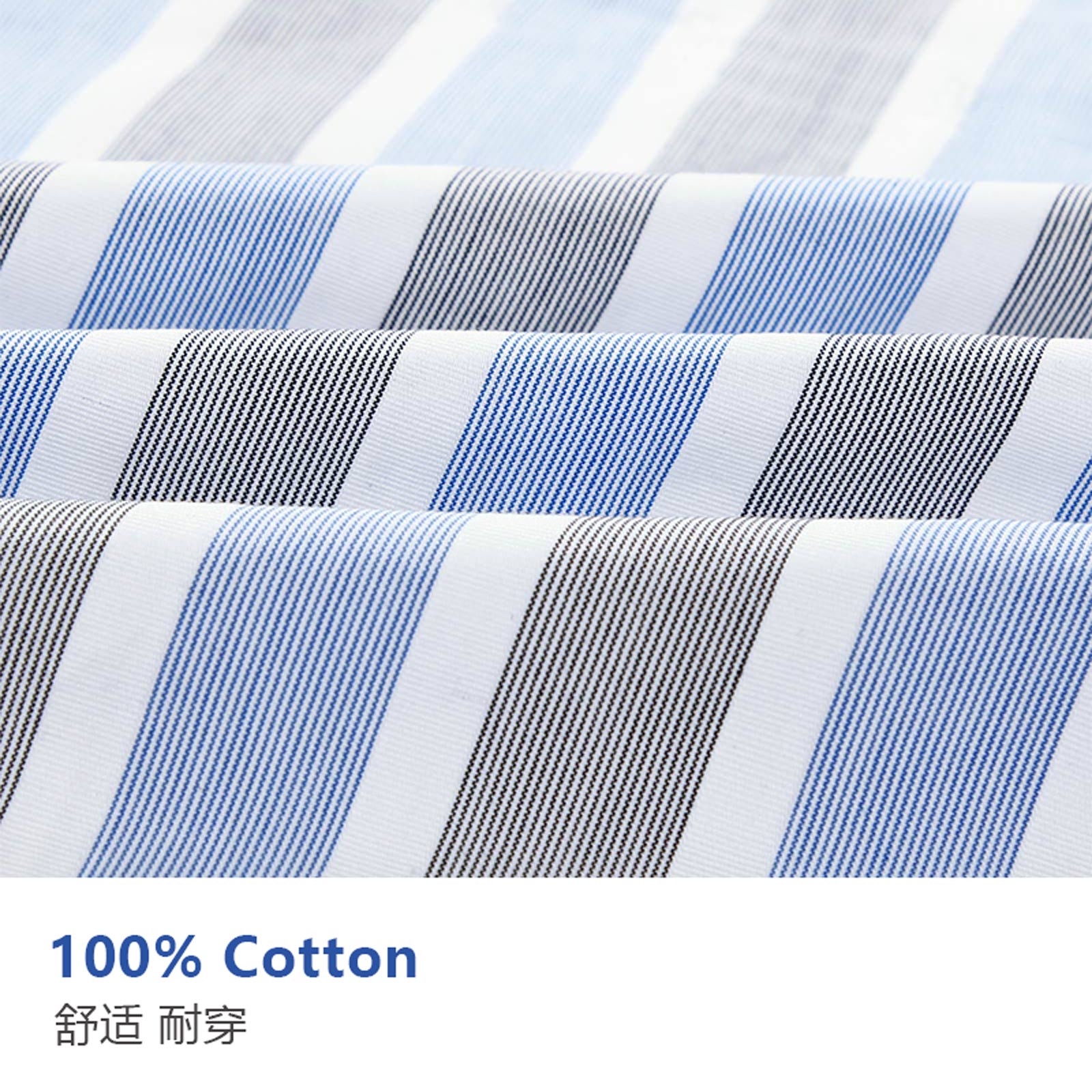 Men's 100% Cotton Striped Shir – Men Formal Office Wear Shirts Bewertung und Preis