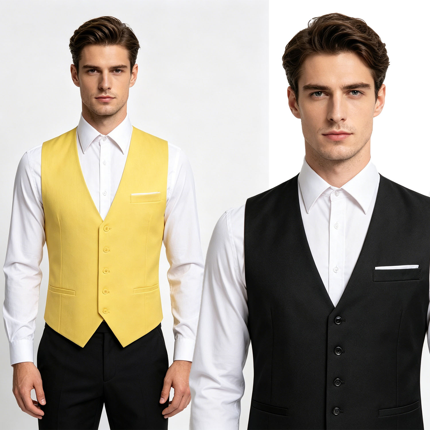 Men's Formal Suit Vest, Solid  – Men'S Formal Wear Waistcoat Bewertung und Preis