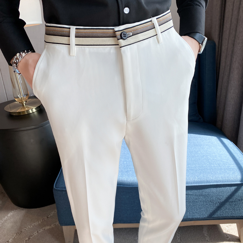 Fashion Waist Stripes Suit Pan – Men'S Used Formal Wear Bewertung und Preis