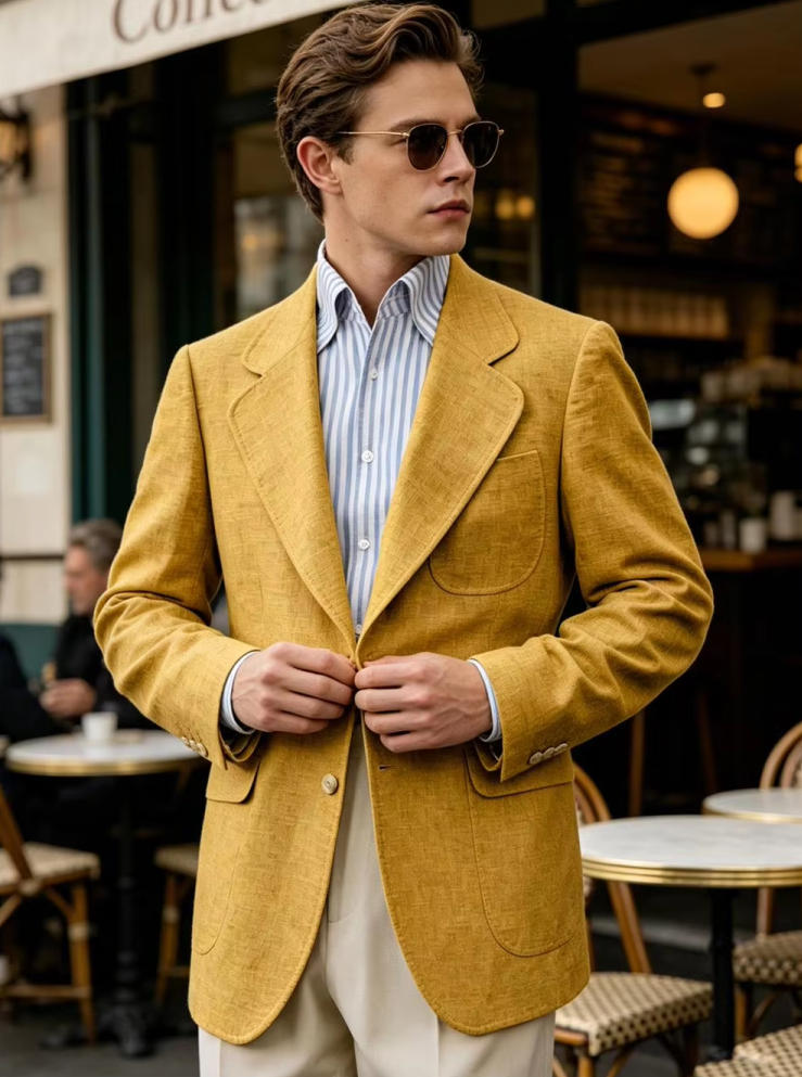 Only Linen Men's Blazer 1PCS B – Men Formal Wear Summer Bewertung und Preis
