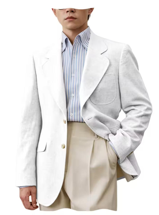 Only Linen Men's Blazer 1PCS B – Men Formal Wear Summer Bewertung und Preis