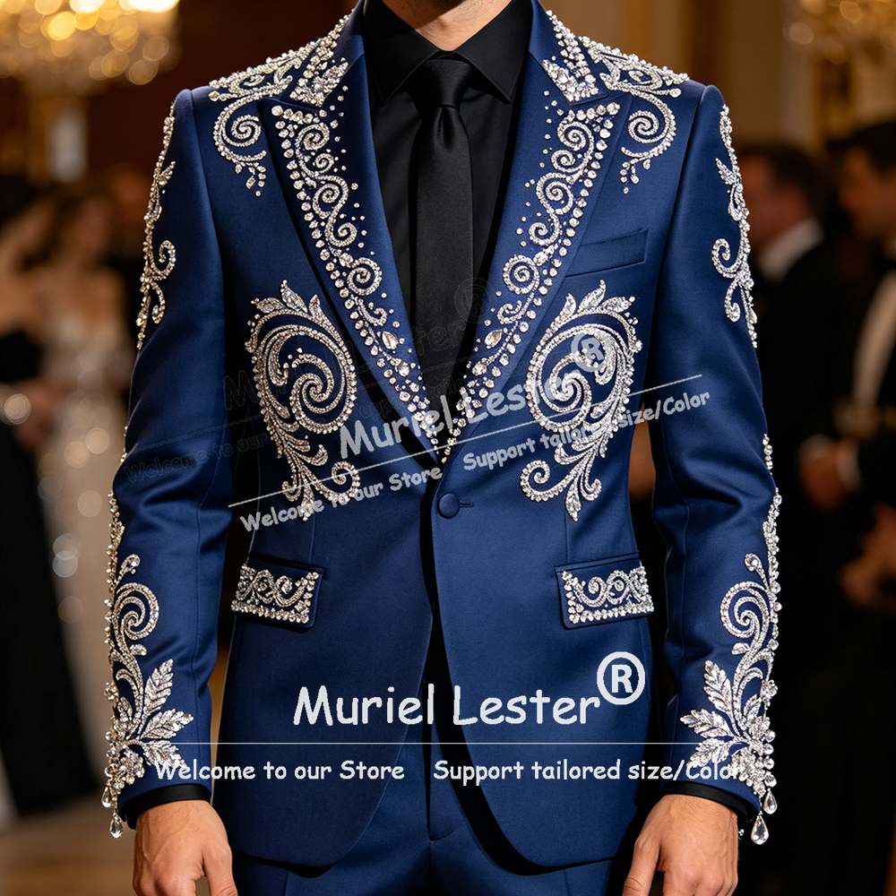 Glitter Jewelry Beading Suit M – Men Formal Wear Pants Bewertung und Preis