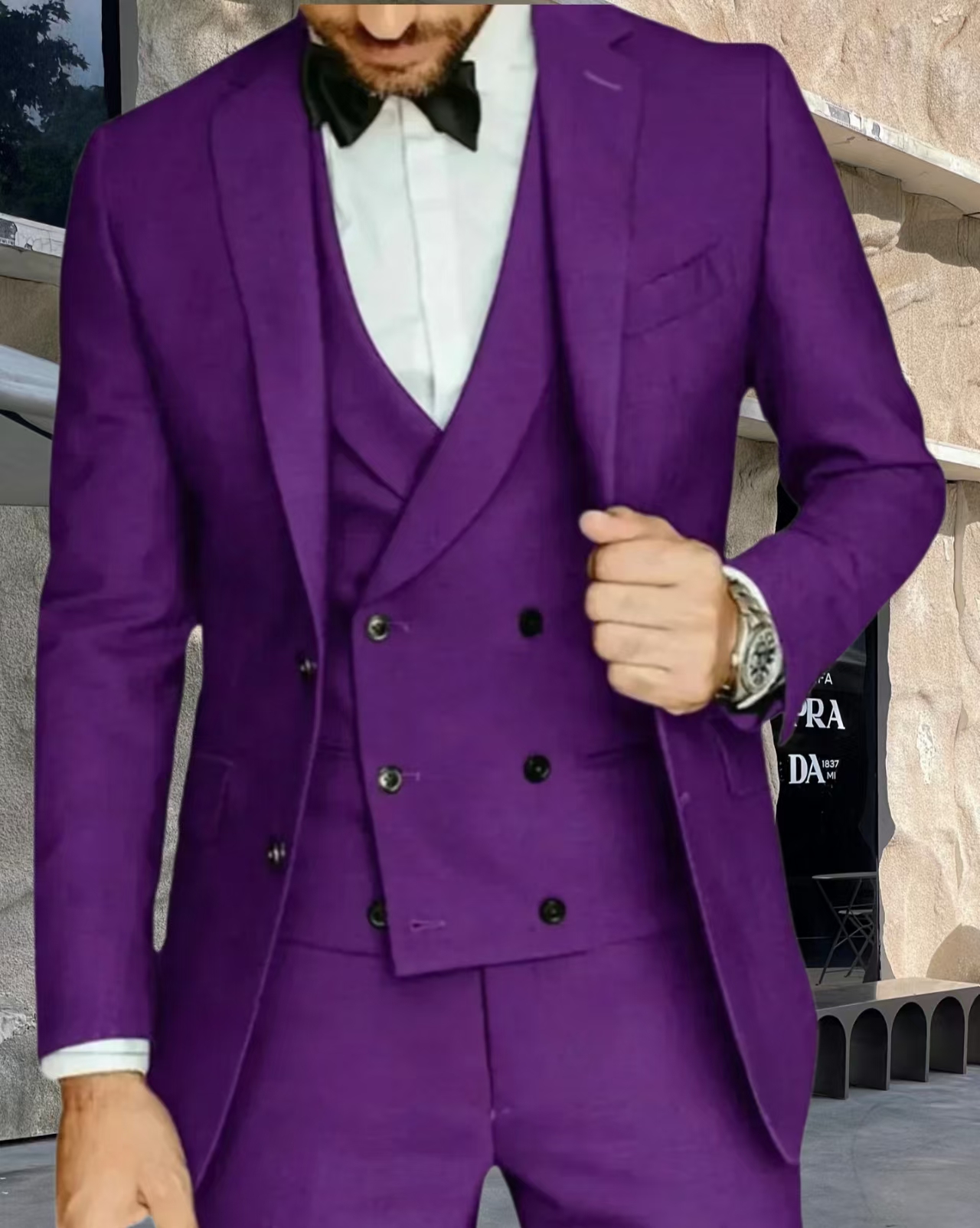 Men's Solid Color Tuxedo Suits – Men'S Formal Wear Waistcoat Bewertung und Preis
