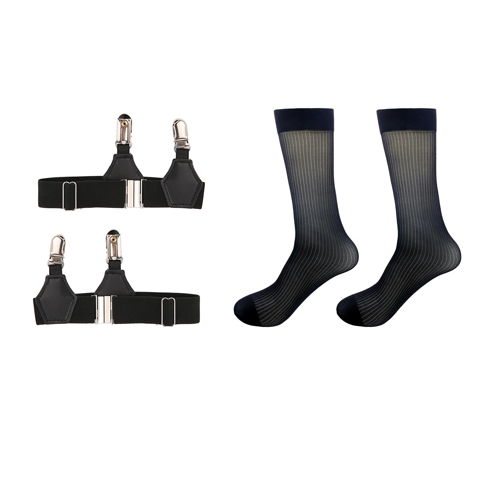 Men Formal Tube Sock Sexy Leg  – Suspender Clip Formal Bewertung und Preis