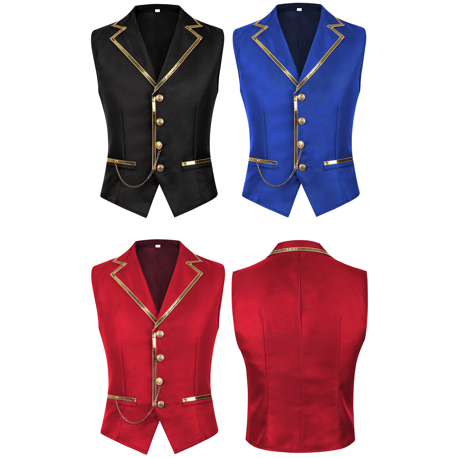 Mens Halloween Steampunk Waist – Men'S Formal Wear Waistcoat Bewertung und Preis