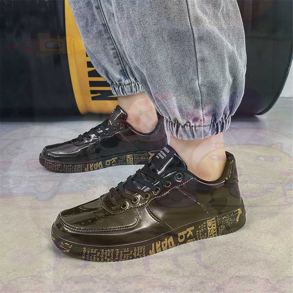 Round Foot Size 45 Sneakers Wh – Men Formal Wear All Black Bewertung und Preis