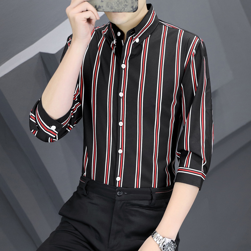 Spring Summer New Shirts for M – Korean Men Formal Wear Bewertung und Preis