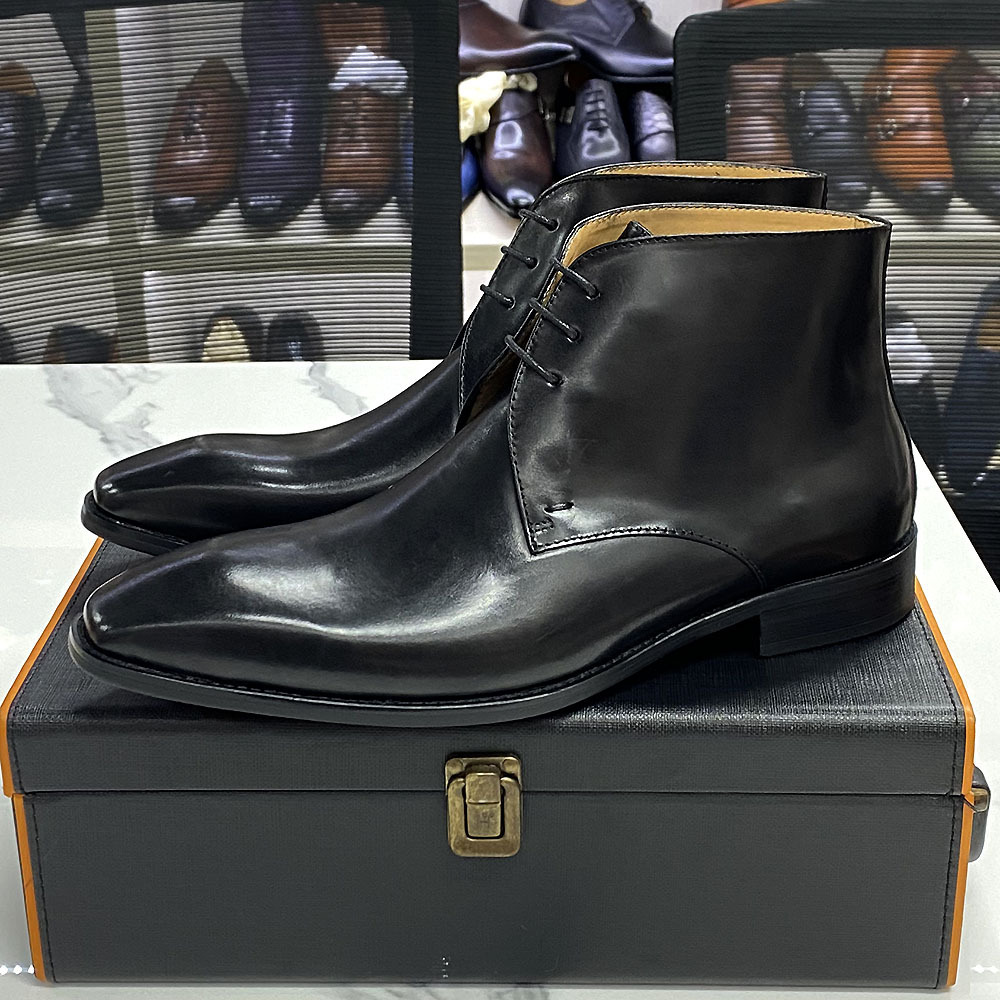 New Fashion Handmade Men's Cas – Korean Men Formal Wear Bewertung und Preis