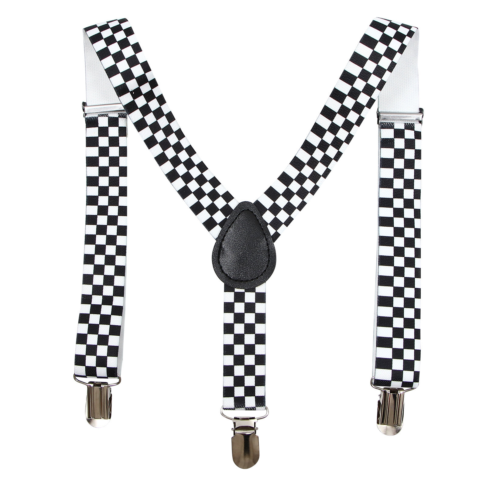 Stylish Checkered Y-Back Suspe – Suspender Clip Formal Bewertung und Preis