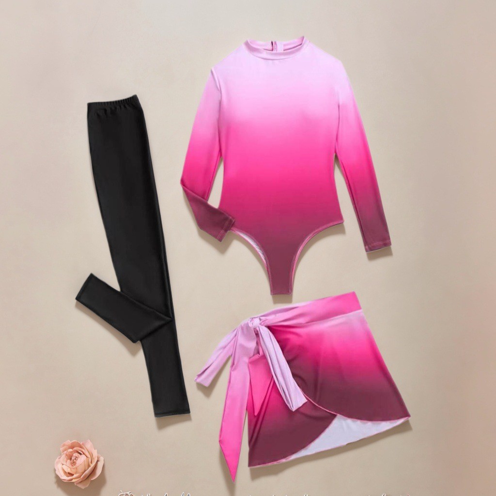 Blue Long Sleeve Swimsuit High – Slim Fit Suit Set Bewertung und Preis