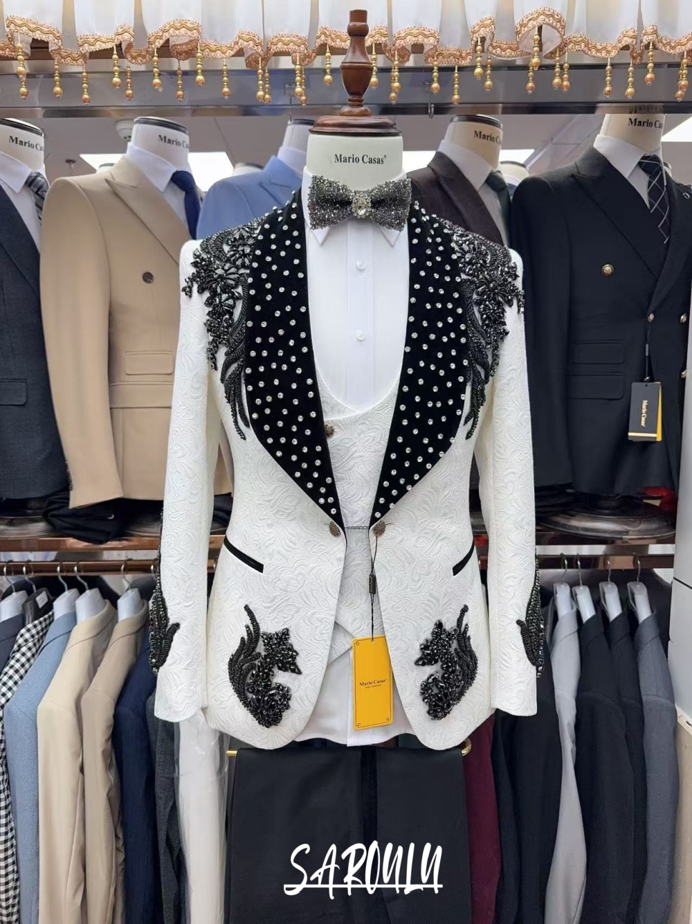 On Sale Luxurious Shawl Lapel  – Men Formal Wear Sale Bewertung und Preis