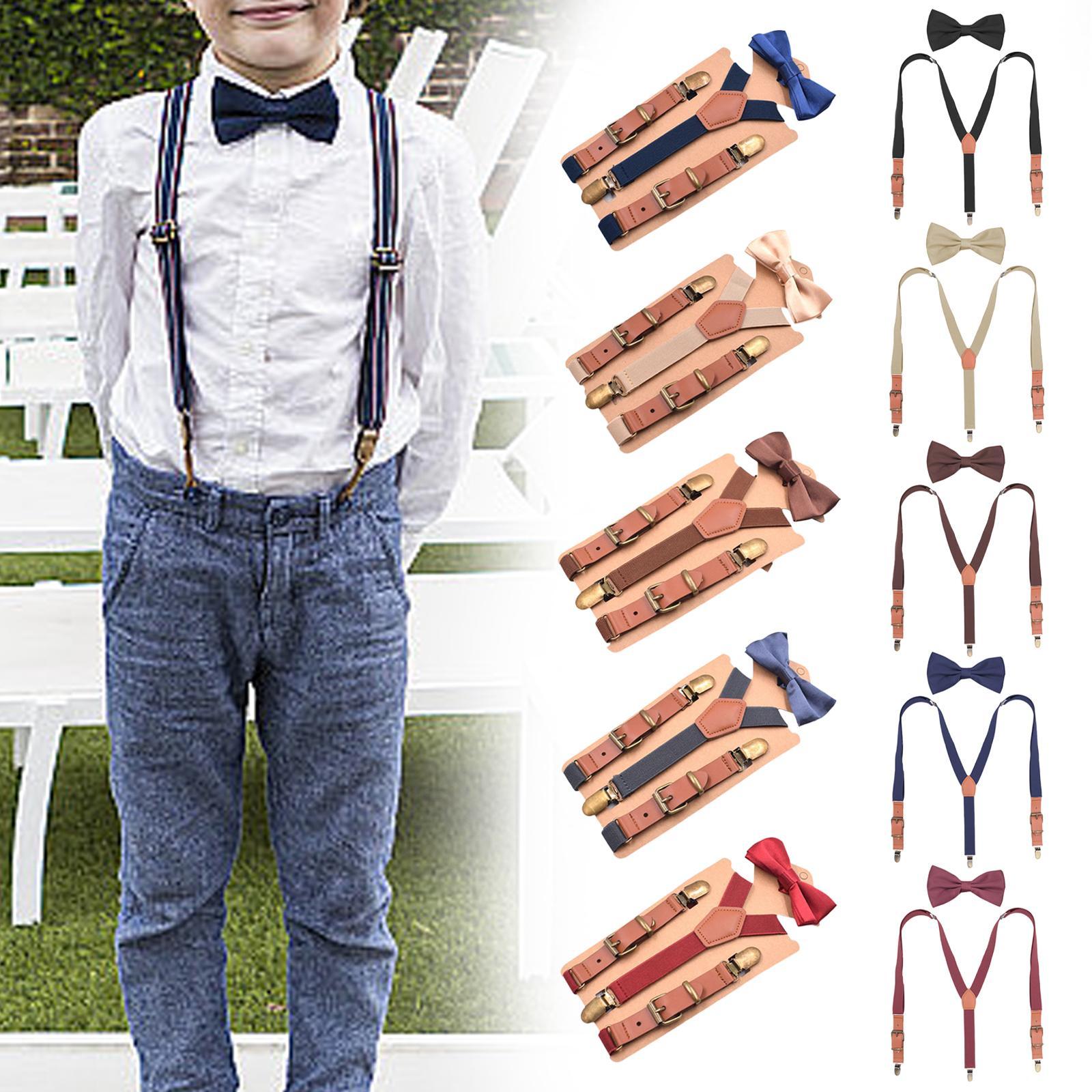 Kids Suspenders Adjustable 3 C – Suspender Clip Formal Bewertung und Preis
