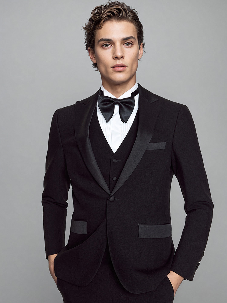 Mens Suits Set Luxury Black Fo – Men Formal Wear For Dinner Bewertung und Preis