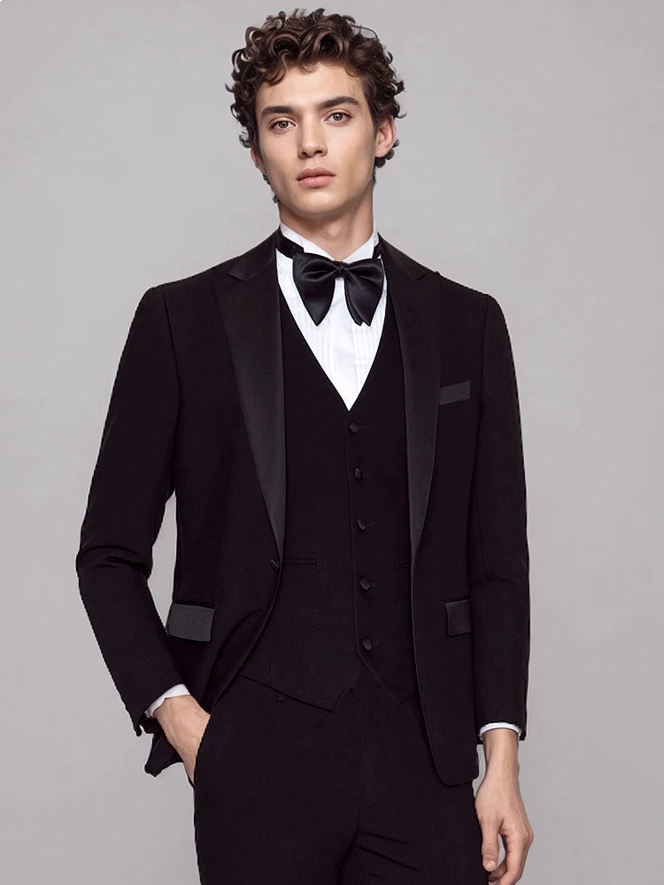 Mens Suits Set Luxury Black Fo – Men Formal Wear For Dinner Bewertung und Preis