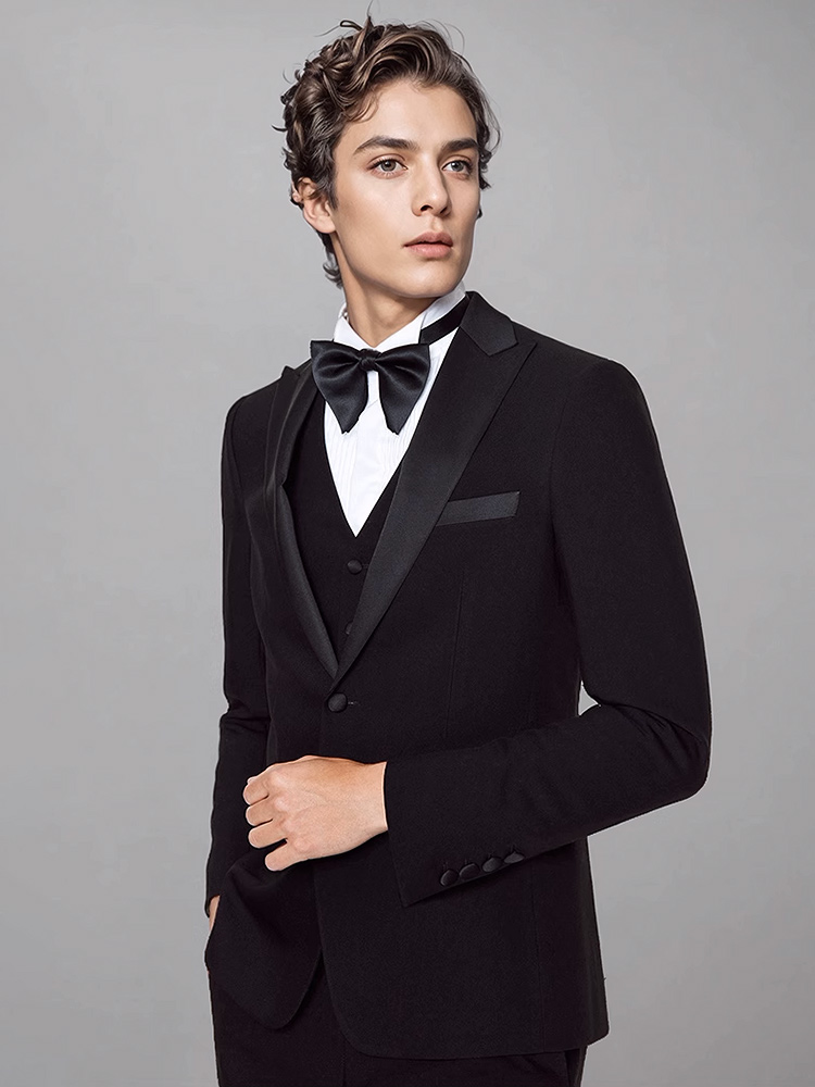 Mens Suits Set Luxury Black Fo – Men Formal Wear For Dinner Bewertung und Preis