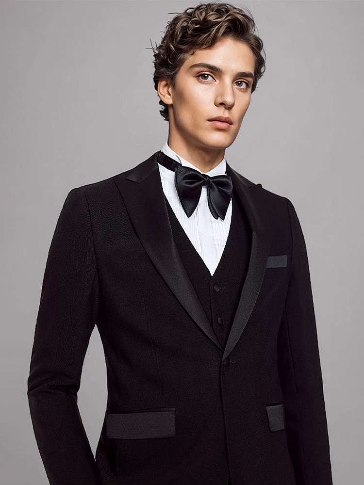 Mens Suits Set Luxury Black Fo – Men Formal Wear For Dinner Bewertung und Preis