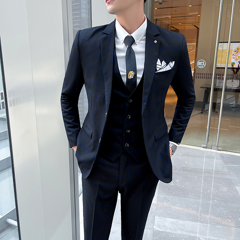 Men's 3-Piece Suit Set Stylish – Men'S Formal Wear Waistcoat Bewertung und Preis