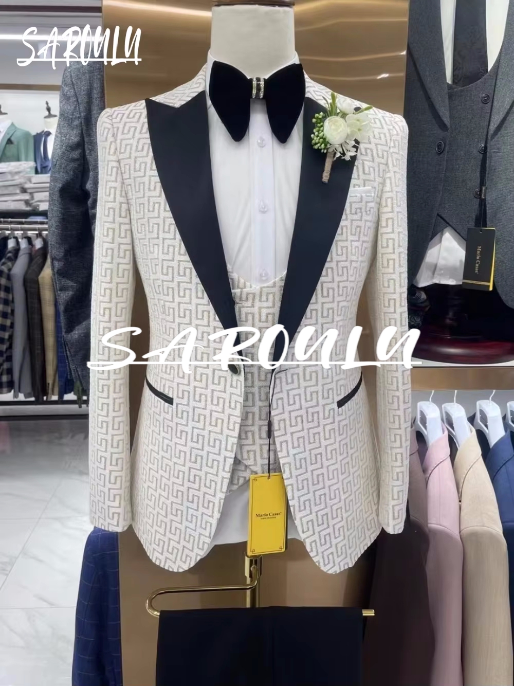 Hot Sale Charming Men's Suit E – Men Formal Wear Sale Bewertung und Preis